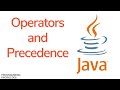 Java Tutorial for Beginners - Operators and Precedence