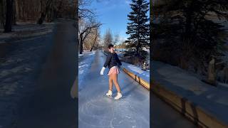 Heaven on Ice ❄️ | #shorts #iceskating #canada #figureskating