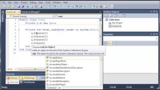 Visual Basic Tutorial 83 Queues YouTube