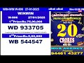 kerala lottery result live win win bhagyakuri w806 kerala lottery result today 27 01 2025 todaylive