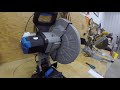 evolution s355 metal cutting chop saw setup and test