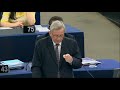 jean claude juncker priorities and speech in the ep