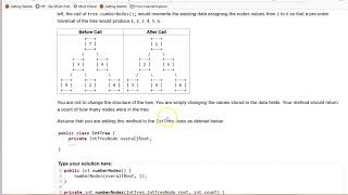 Building Java Programs Chapter 17 Exercise 17.11:numberNodes
