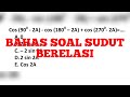 SOAL SUDUT BERELASI