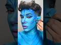 AVATAR HALLOWEEN TRANSFORMATION 🤯🩵 #avatar #makeup #halloween