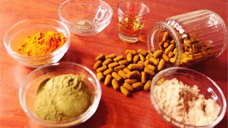 Make your own Powerful Herbal Anti-inflammatory Tablets | DIY Moringa Turmeric Ginger & Honey Pills