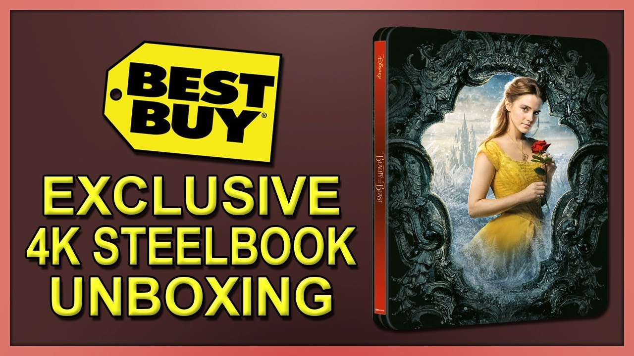 Beauty And The Beast (2017) Best Buy Exclusive 4K+2D Blu-ray SteelBook ...