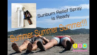 DIY 日焼けケアスプレーの作り方/How to make Sunburn Relief Spray