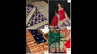 Wedding Special Premium Banarasi Saree# Latest Design and Collections#