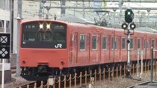 【大阪環状線】JR西日本　普通列車201系電車　ﾓﾘLB3編成　大阪駅到着