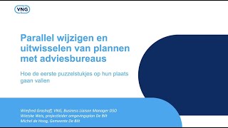 Netwerksessie ‘Parallel wijzigen en uitwisselen van plannen met adviesbureaus’ 14 juni 2024