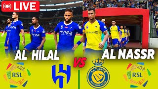 🔴[LIVE] Al Hilal vs Al Nassr| Ronaldo vs Neymar | Saudi Pro League 2024 | Game play PES