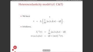 Quantile regression: The model