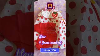 New Combo Offer for Kids 👶 | Baby Girl's Fancy 4-Piece Set | Just ₹327! #meeshofinds #kidsdress #new