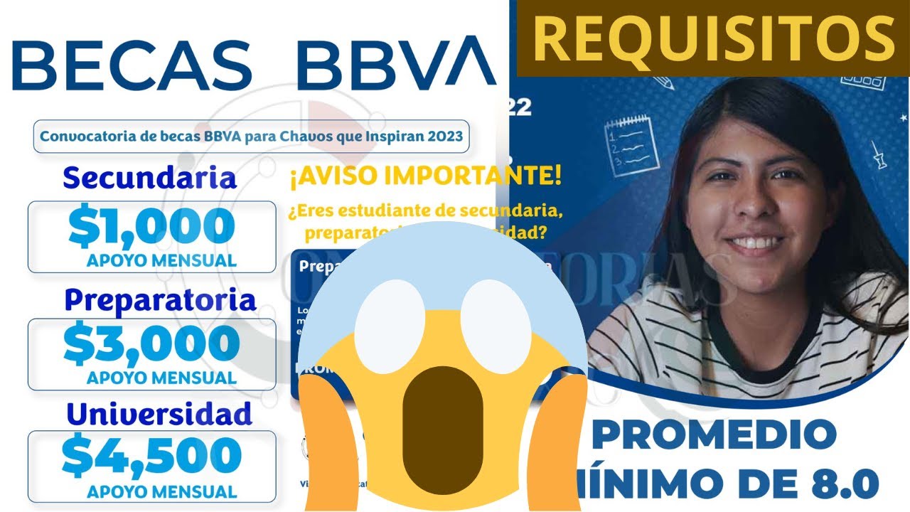 Convocatoria Beca BBVA Para Chavos Que Inspiran 2023 #BECAS #BBVA Apoyo ...