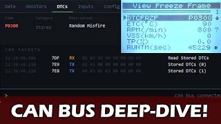 CAN Bus Deep Dive Ep 2: CAN Frames, OBD-2 packets, and Building a Desktop Simulator