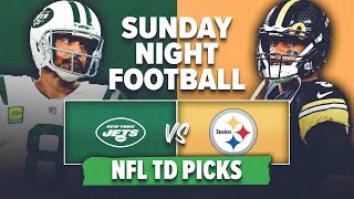 Sunday Night Football Touchdown Picks! New York Jets vs Pittsburgh Steelers Best Bets!