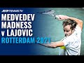 Daniil Medvedev Madness in Defeat to Lajovic 😬 | Rotterdam 2021