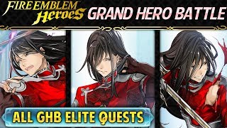 Fire Emblem Heroes - Grand Hero Battle: Navarre INFERNAL All GHB Elite Quests - F2P Friendly Guide