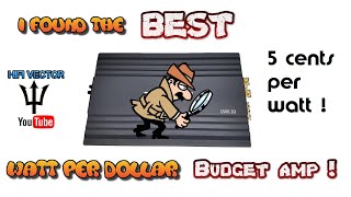 WOW! I found the best watt per dollar budget subwoofer amplifier -Amp dyno review Bermans TEMU