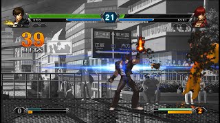 KOF XIII 노멀쿄 기 5개 퍼포먼스 루트 스턴 및 절명 콤보