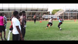 Antonio Brown Makes a Surprise Visit to Boyd Anderson High School