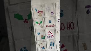 12 days of craftmas - Day 1: custom advent calendar #shorts #craftmas