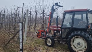 Cięcie mechanicznie na dwa zestawy! Pierwszy raz tnę maszyną śliwy i czereśnie.