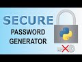 Make a Password Generator - Python for Beginners