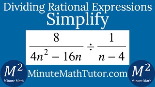 Simplify (8/(4n^2-16n))/(1/(n-4))