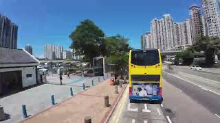 城巴41A 往華富中方向的行車配樂片段 朗記車船社 Long Bus Rail Ferry