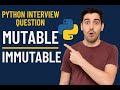Mutable vs Immutable in Python 🔥 | Python Interview Question Explained Simply!