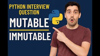 Mutable vs Immutable in Python 🔥 | Python Interview Question Explained Simply!