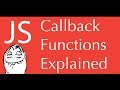 What is a callback in JavaScript | Simple Example | Just in 5 Minutes