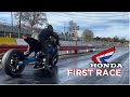 200 + hp Honda first day at the track / Hurt Gsxr feelings