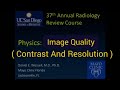 Image quality : Contrast Resolution | Spartial Resolution