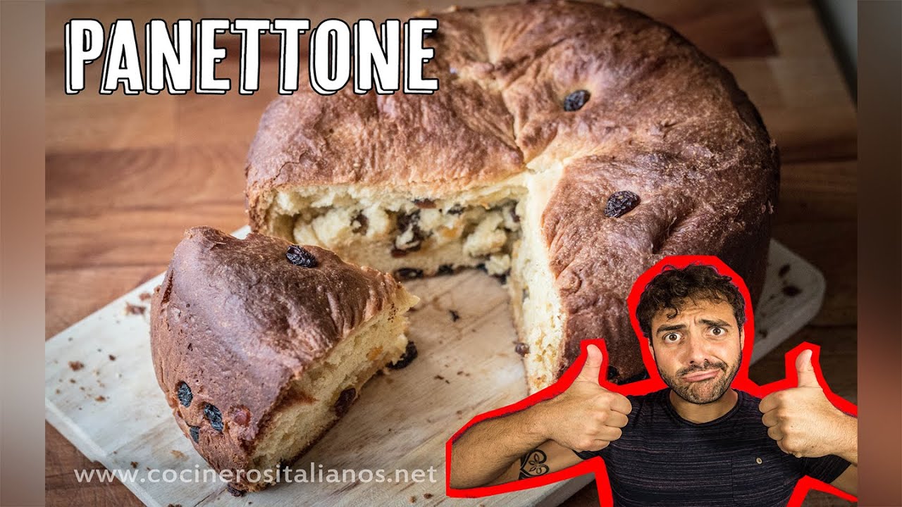 Como Hacer Panettone Casero 🎅 ‍🎄 Receta Pan Dulce Italiano - Panetón De ...