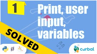 Bite Solution 1: Print, user input, variables | Python mystery game