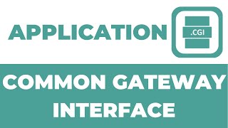 Application in Common Gateway Interface | CGI Complete Course.