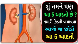 તમારે કિડની બચાવવાં માટે આજ જ છોડો આ 5 આદતો | Hitesh Sheladiya | Kidney Stone Treatment At Home