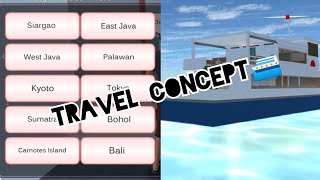 TRAVEL🚢 (CONCEPT) SAKURA SCHOOL SIMULATOR