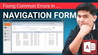 How to fix Errors in Ms Access Navigation Form