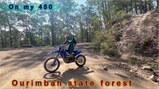 Exploring ourimbah state forest on my WR450