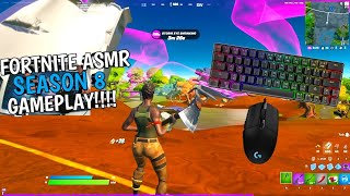 DIERYA DK63 And Logitech G203 ASMR 🤩 Brown Switches Chill Keyboard Fortnite SEASON 8 GAMEPLAY!!! 🎧