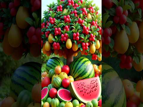 Easy and quick method to plant and grow hybrid fruit trees from watermelon and guava. #Gardening