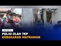 Polisi Olah TKP Kebakaran Matraman