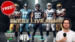 How to Watch Every NFL Game in 2023 Without Cable For FREE | NFL Streaming Options