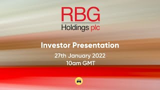 RBG HOLDINGS PLC - Investor Presentation