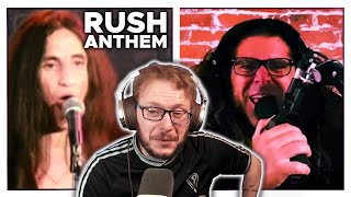 Who does it best? Rush/Some Randoms - Anthem | REACTION