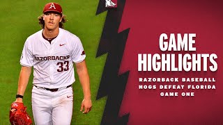 Highlights: Hogs Defeat Florida | RAZORBACK BASEBALL